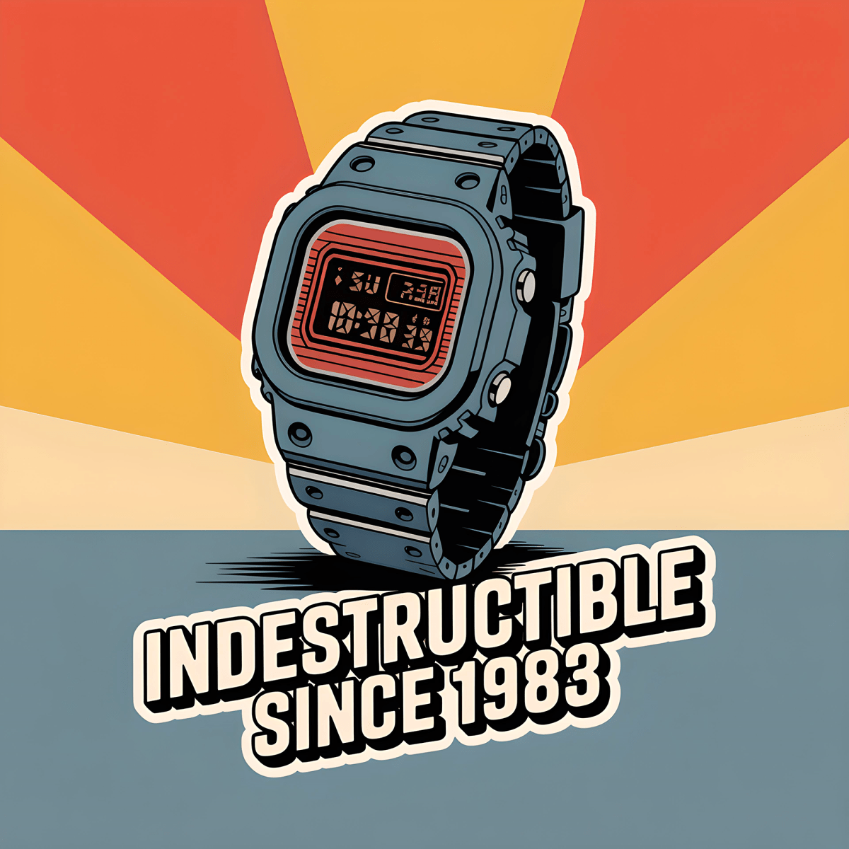 Indestructible  Since 1983 Watch&nbsp;T-Shirt