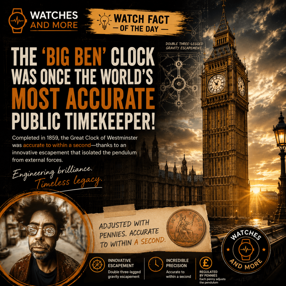 Watch Fact of the Day: The ‘Big Ben’ Clock Was Once the World’s Most Accurate Public&nbsp;Timekeeper!