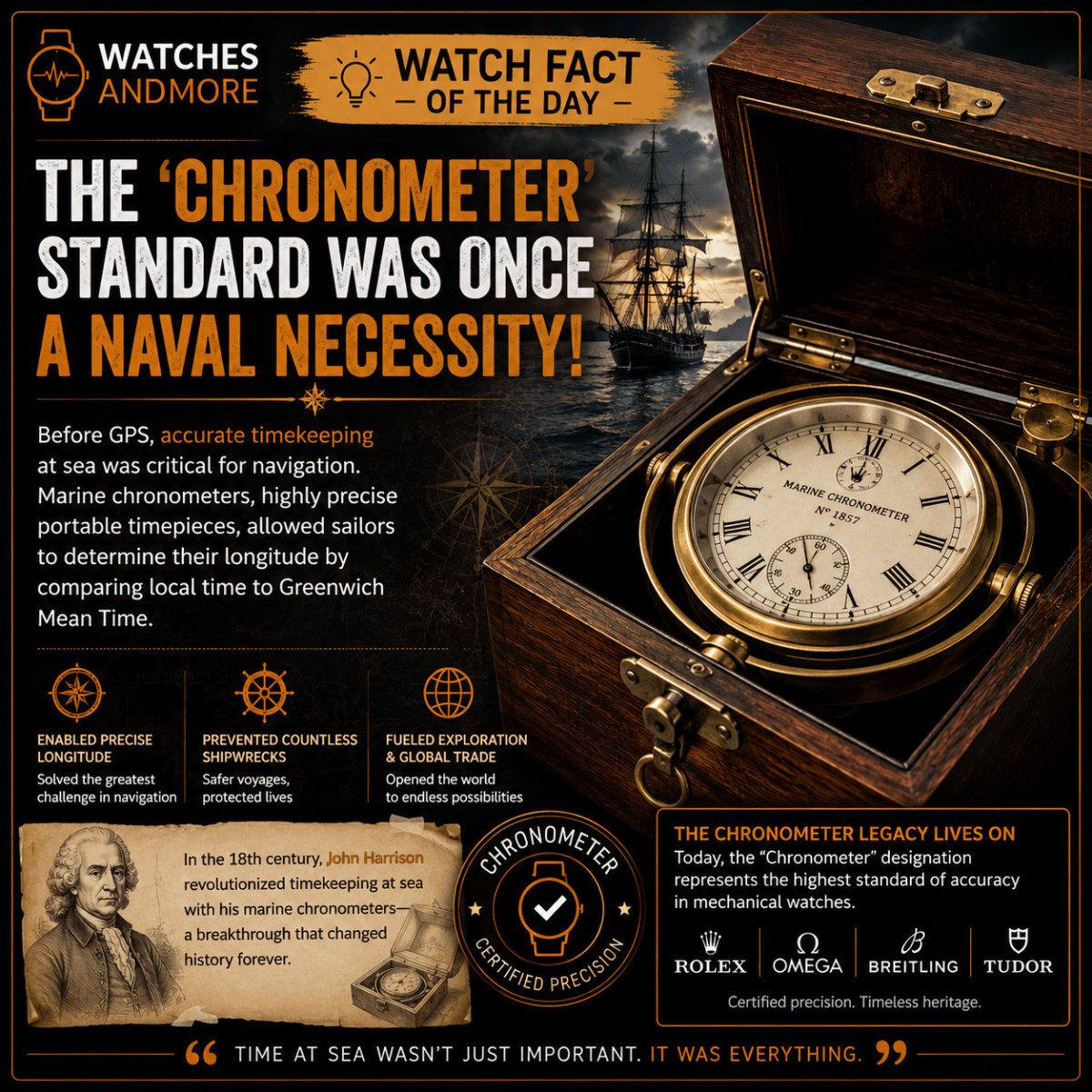 The 'Chronometer' Standard Was Once a Naval Necessity!