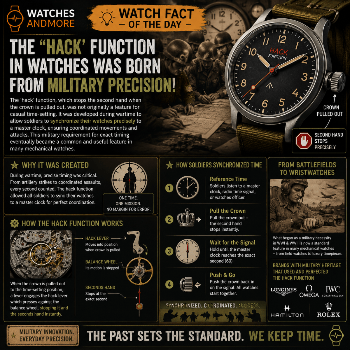 The 'Hack' Function in Watches