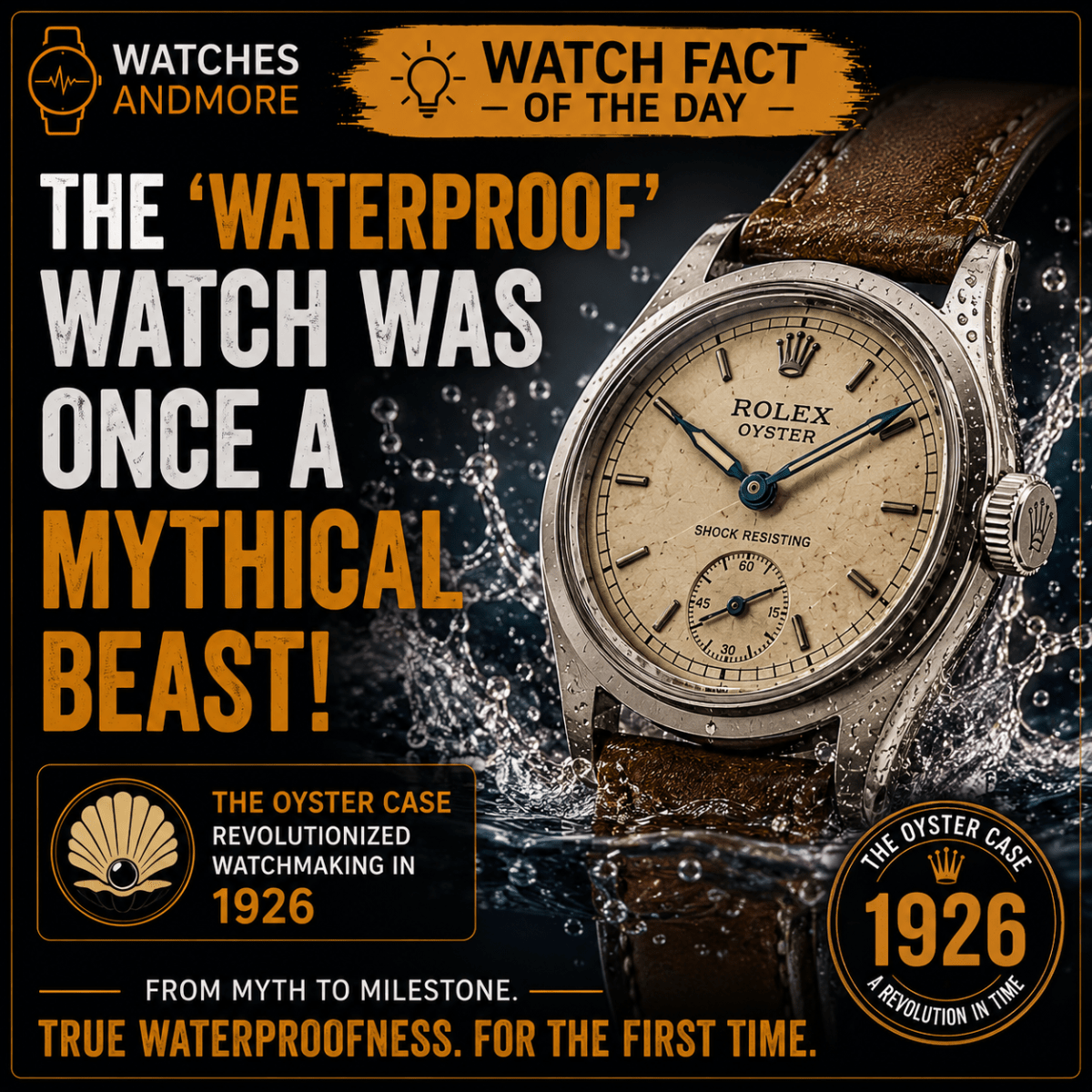 Watch Fact of the Day: The ‘Waterproof’ Watch Was Once a Mythical Beast!