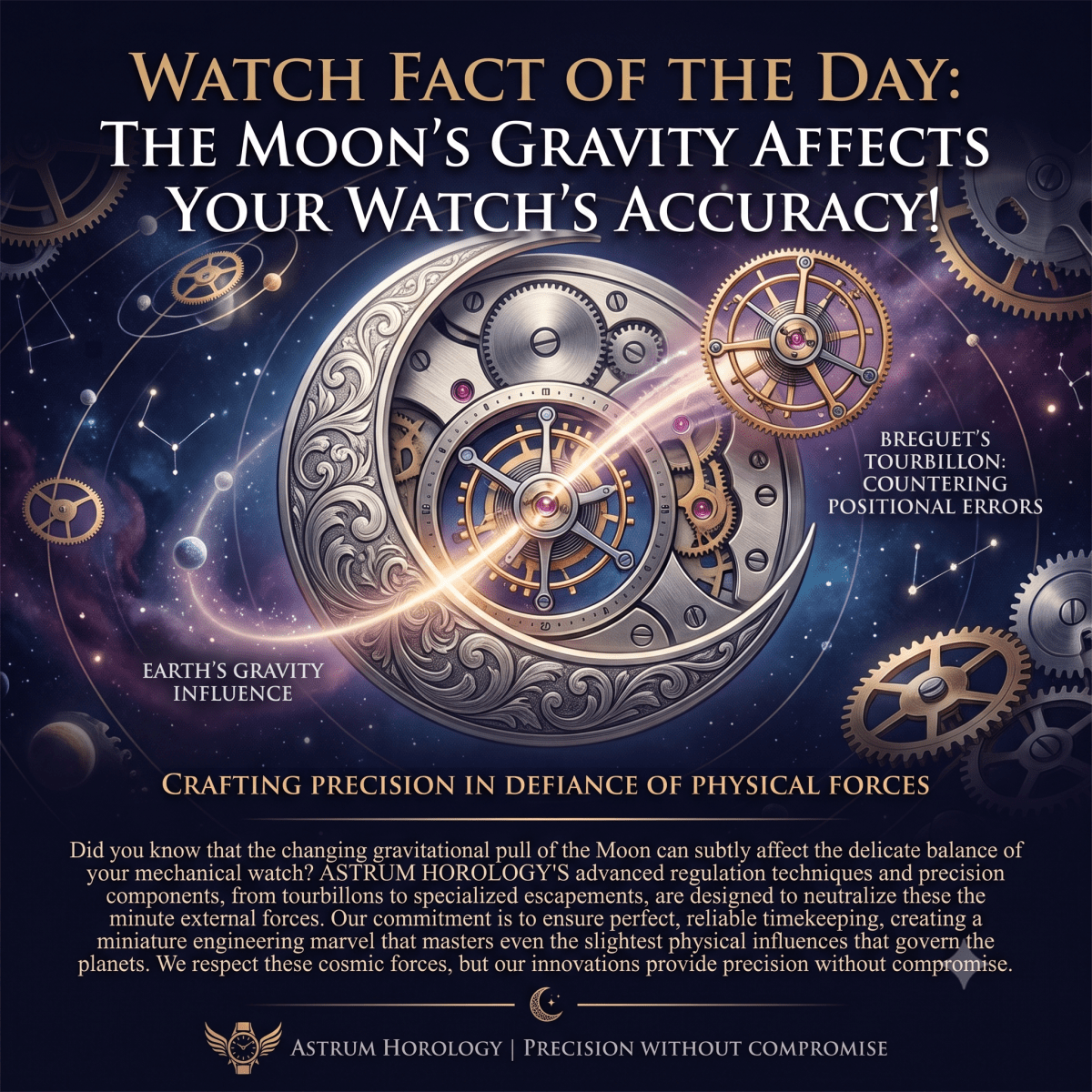 Watch Fact of the Day: The Moon’s Gravity Affects Your Watch’s&nbsp;Accuracy!