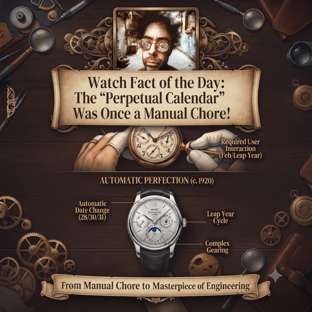Watch fact: the perpetual calendar evolution