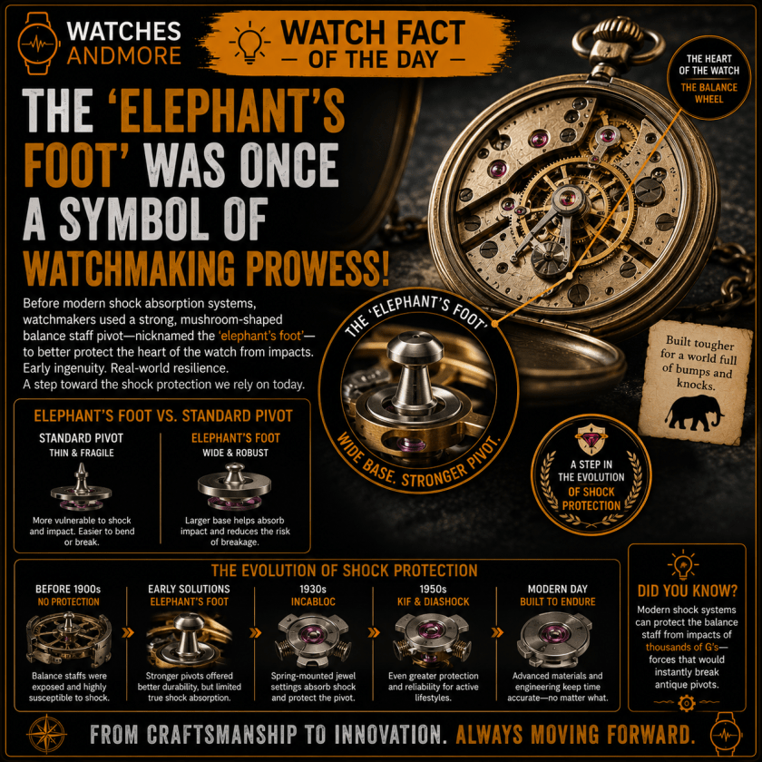 Watch Fact of the Day: The 'Elephant's Foot' Was Once a Symbol of Watchmaking Prowess!