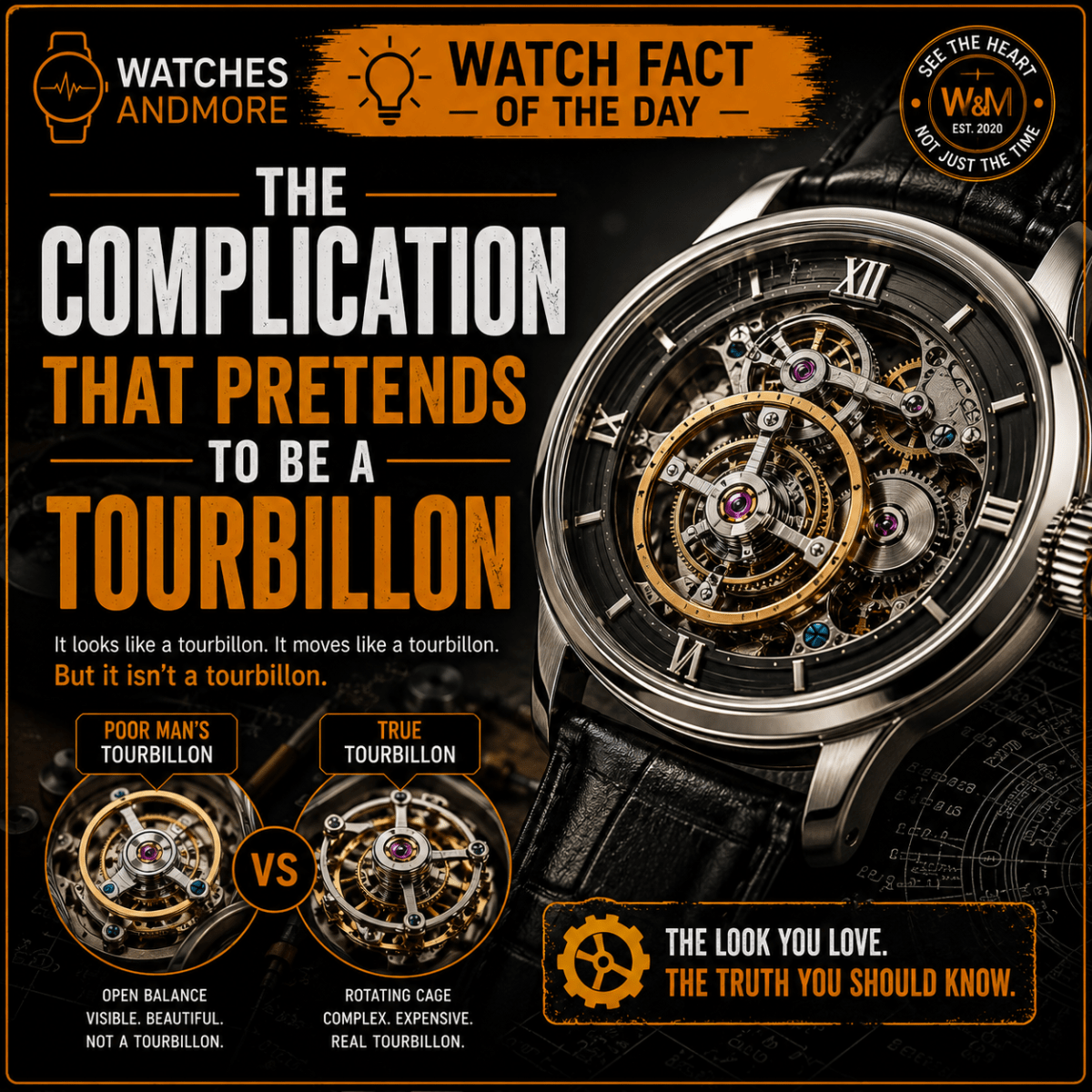 Watch Fact of the Day: The Complication That Pretends to Be a&nbsp;Tourbillon