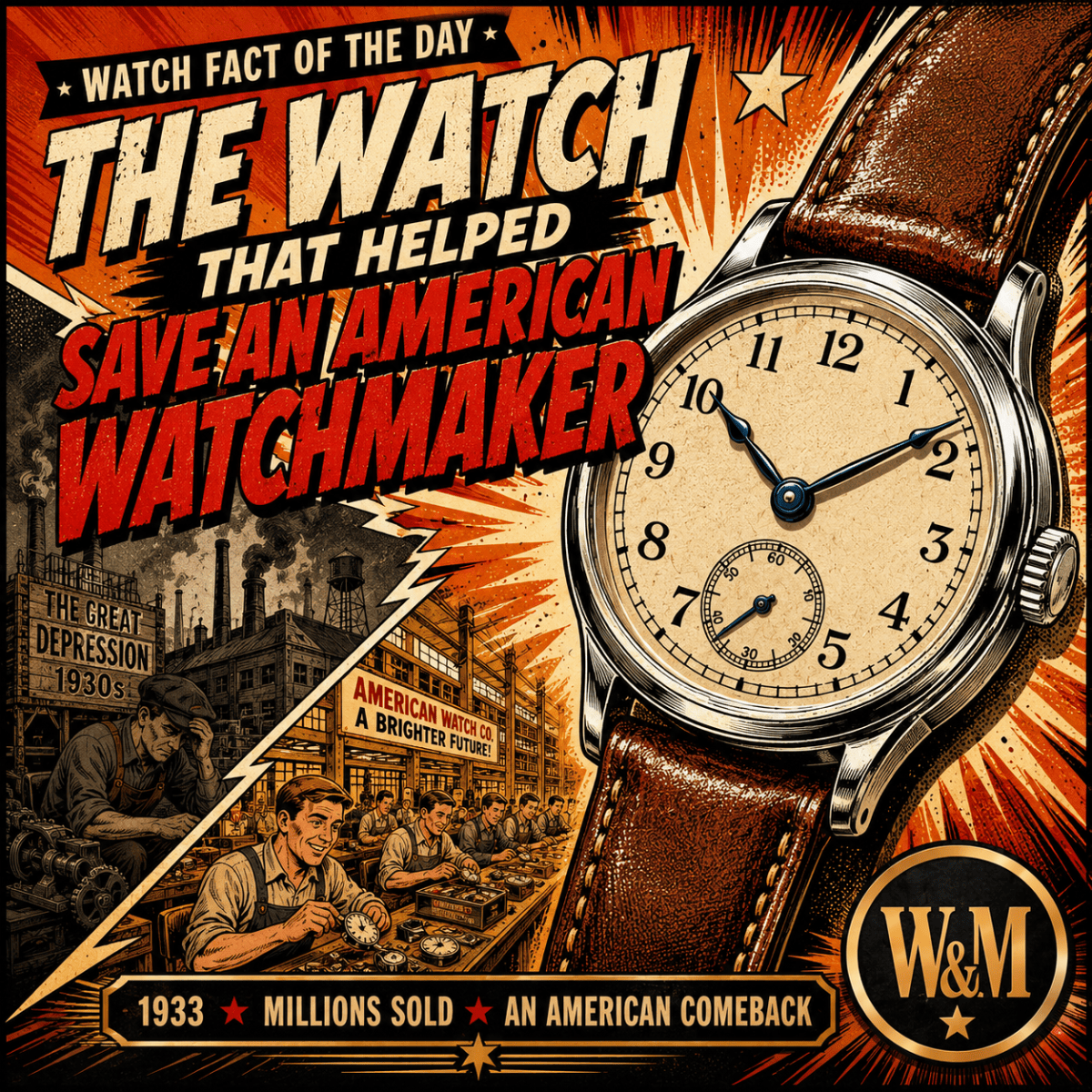 Watch Fact of the Day: The Mickey Mouse Watch Saved a Major American&nbsp;Watchmaker