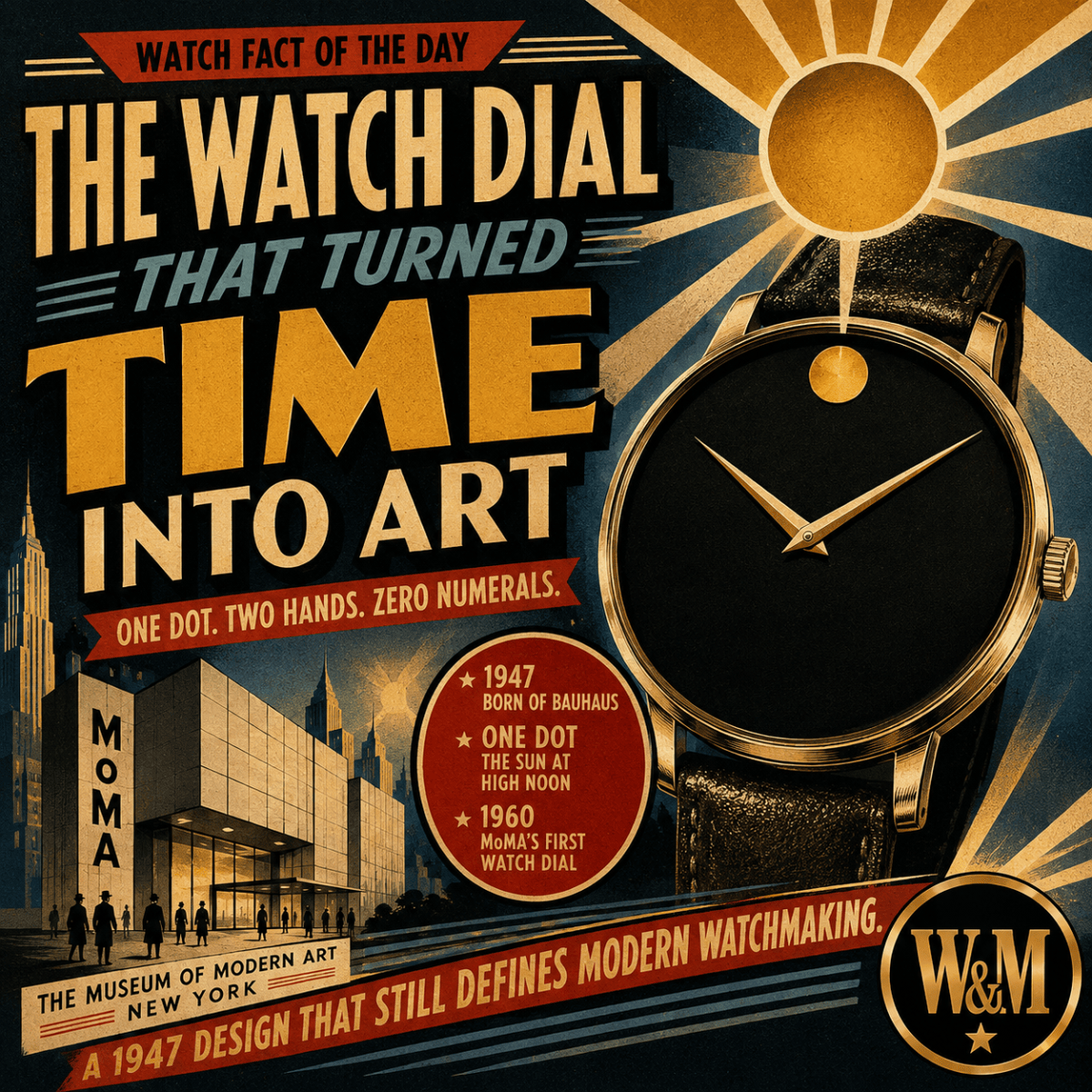 Watch Fact of the Day: The Watch Dial That Turned Time Into&nbsp;Art