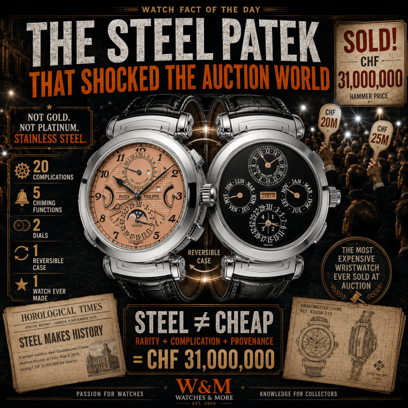 The Steel Patek That Shocked the Auction World