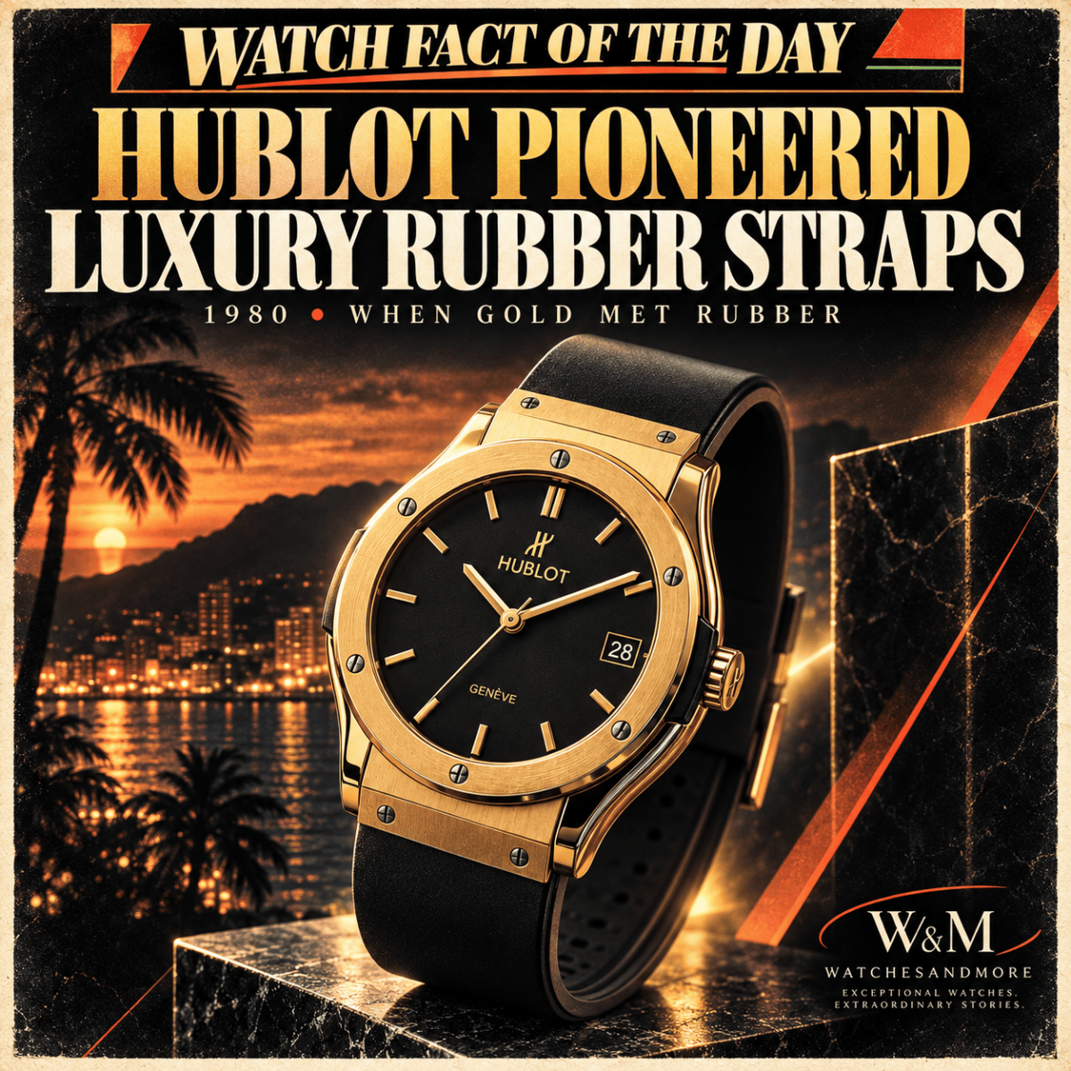 Watch Fact of the Day: Hublot Pioneered Luxury Rubber&nbsp;Straps