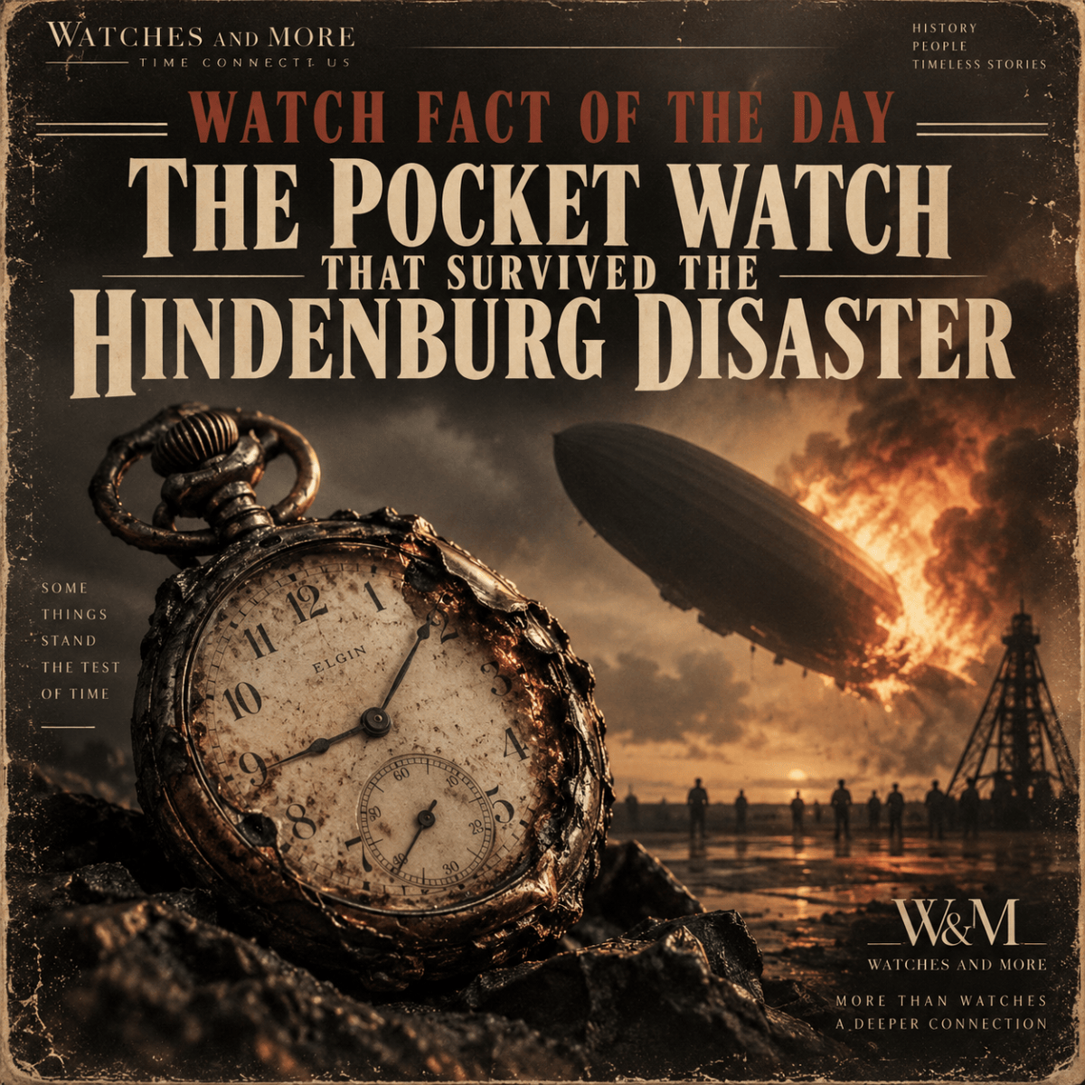 Watch Fact of the Day: The Pocket Watch That Survived the Hindenburg&nbsp;Disaster