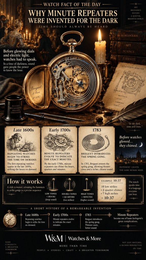 Watch Fact of the Day: Why Minute Repeaters Were Invented for the Dark