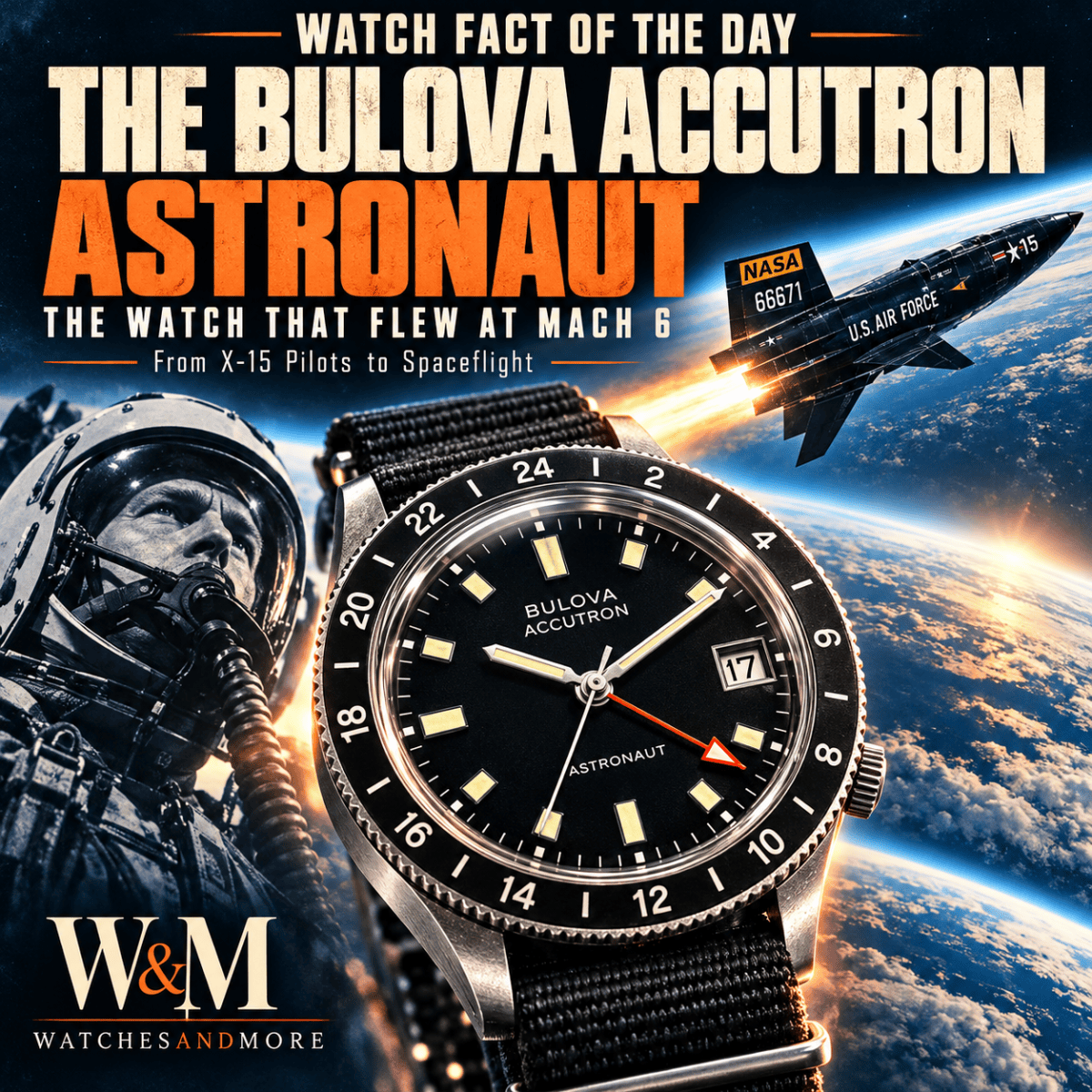 Watch Fact of the Day: The Bulova Accutron Astronaut That Flew With X-15&nbsp;Pilots
