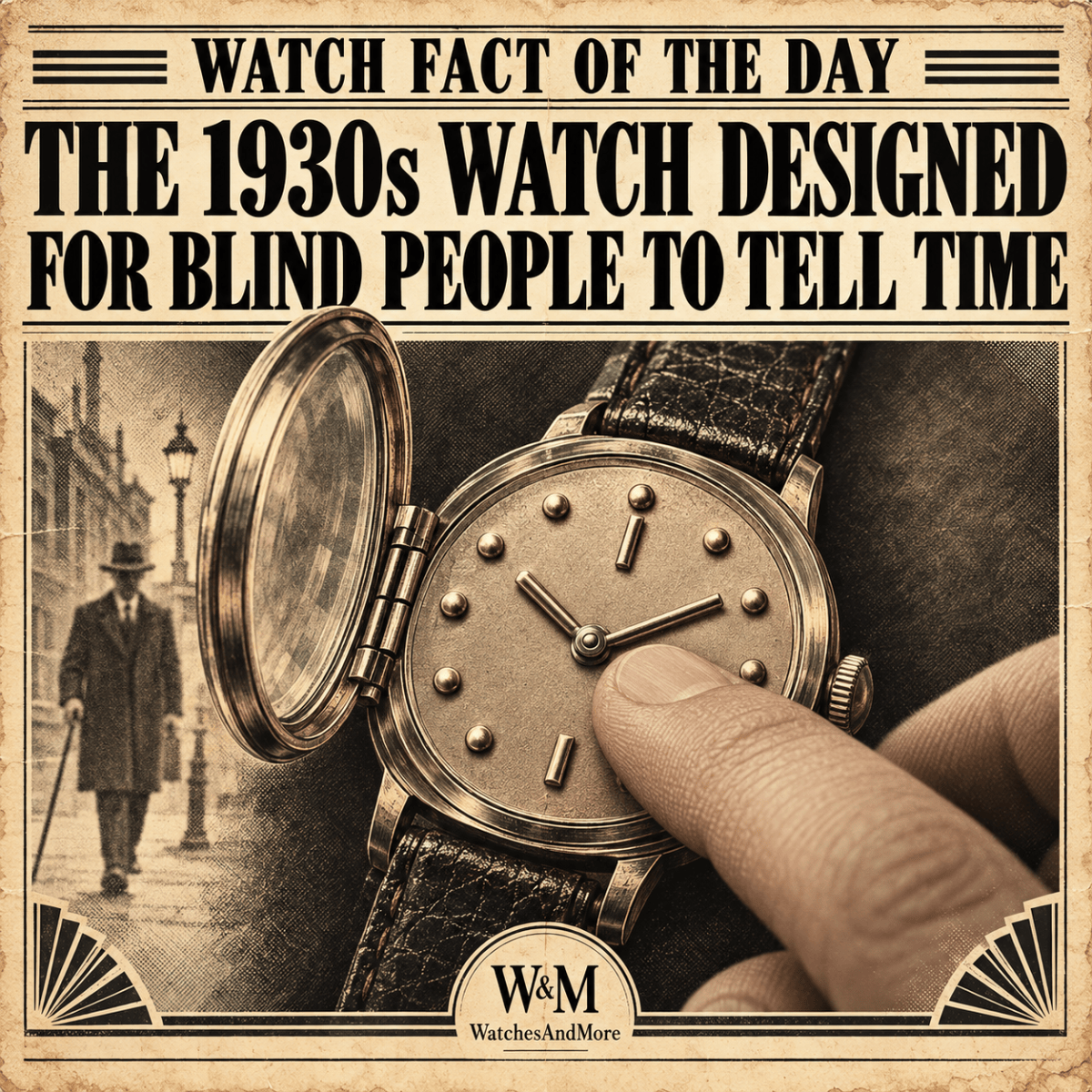 Watch Fact of the Day: The Watch You Could Read With Your Fingertips