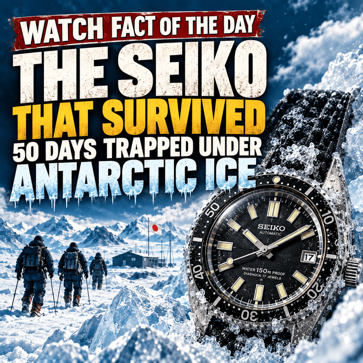 Watch Fact of the Day: The Seiko Diver Proven in&nbsp;Antarctica