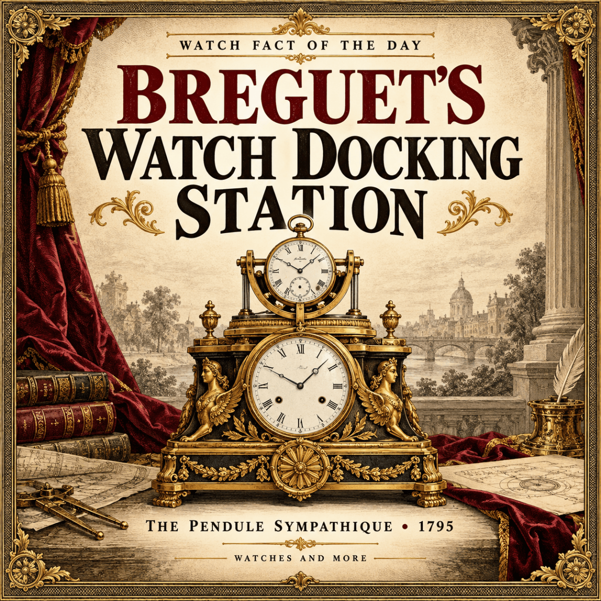Watch Fact of the Day: Breguet Built a Watch Docking Station in the 18th Century