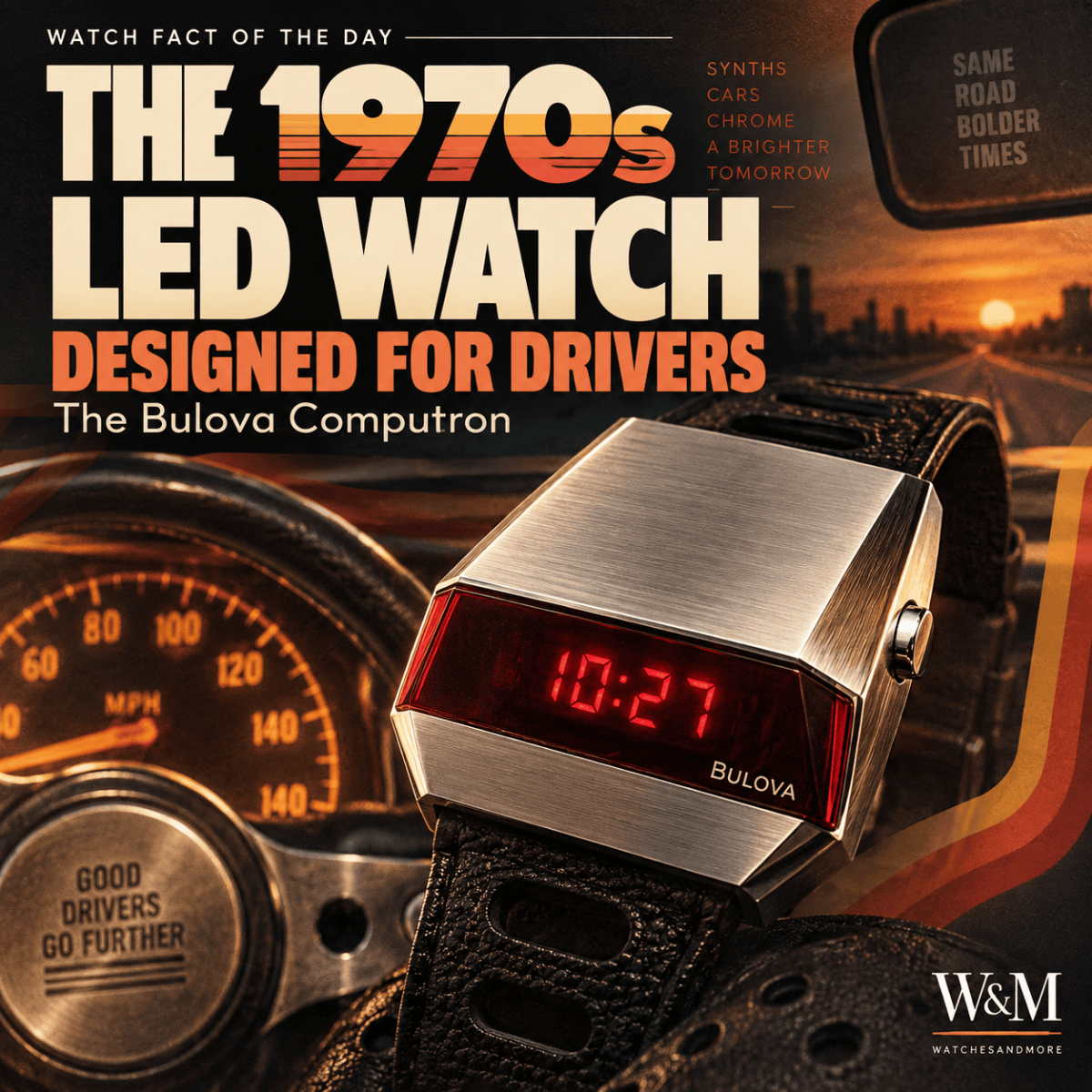 Watch Fact of the Day: The 1970s LED Watch Designed for&nbsp;Drivers
