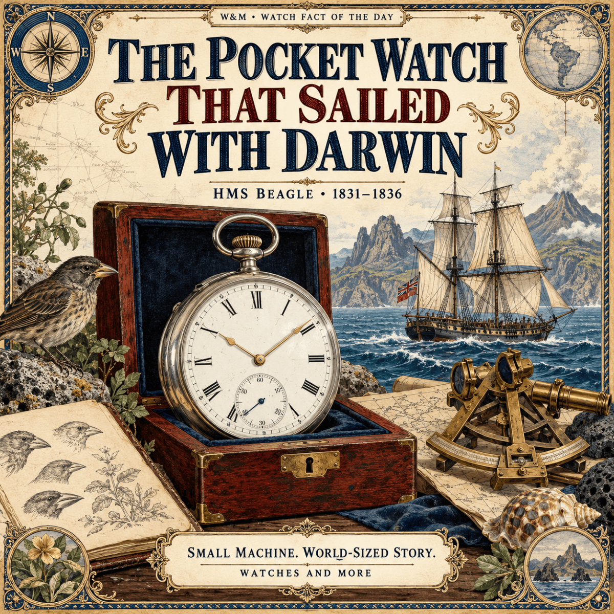 Watch Fact of the Day: The Pocket Watch That Sailed With Charles&nbsp;Darwin