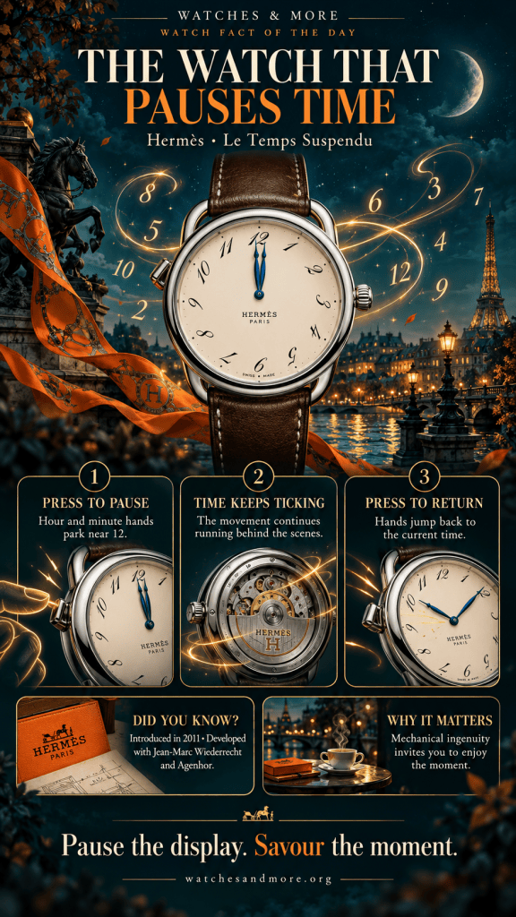 Watch Fact of the Day: The Watch Complication That Lets You Temporarily Pause Time