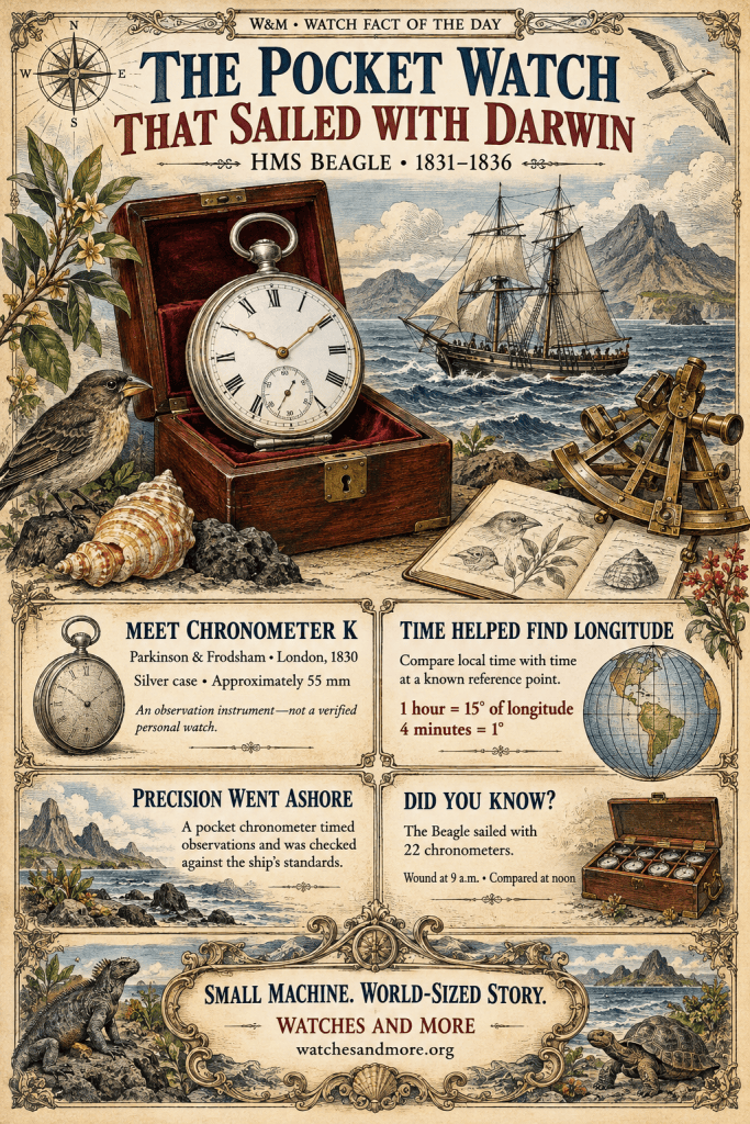 Watch Fact of the Day: The Pocket Watch That Sailed With Charles Darwin