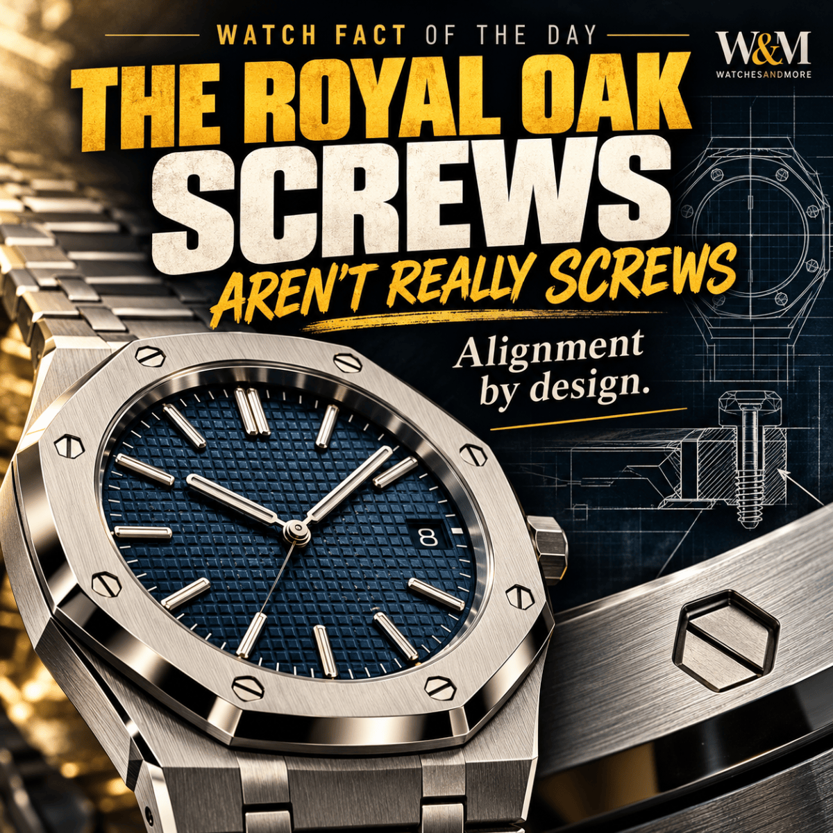 Watch Fact of the Day: Why the Royal Oak’s “Screws” Don’t Turn