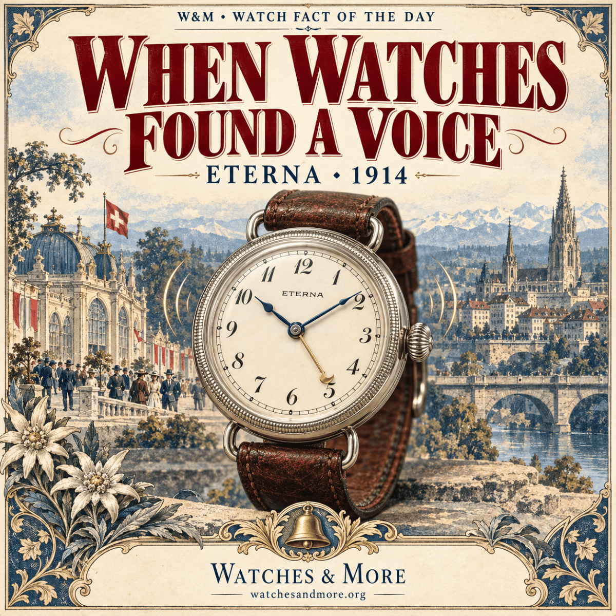 ⌚ Watch Fact of the Day: The 1914 Eterna That Put an Alarm on Your&nbsp;Wrist